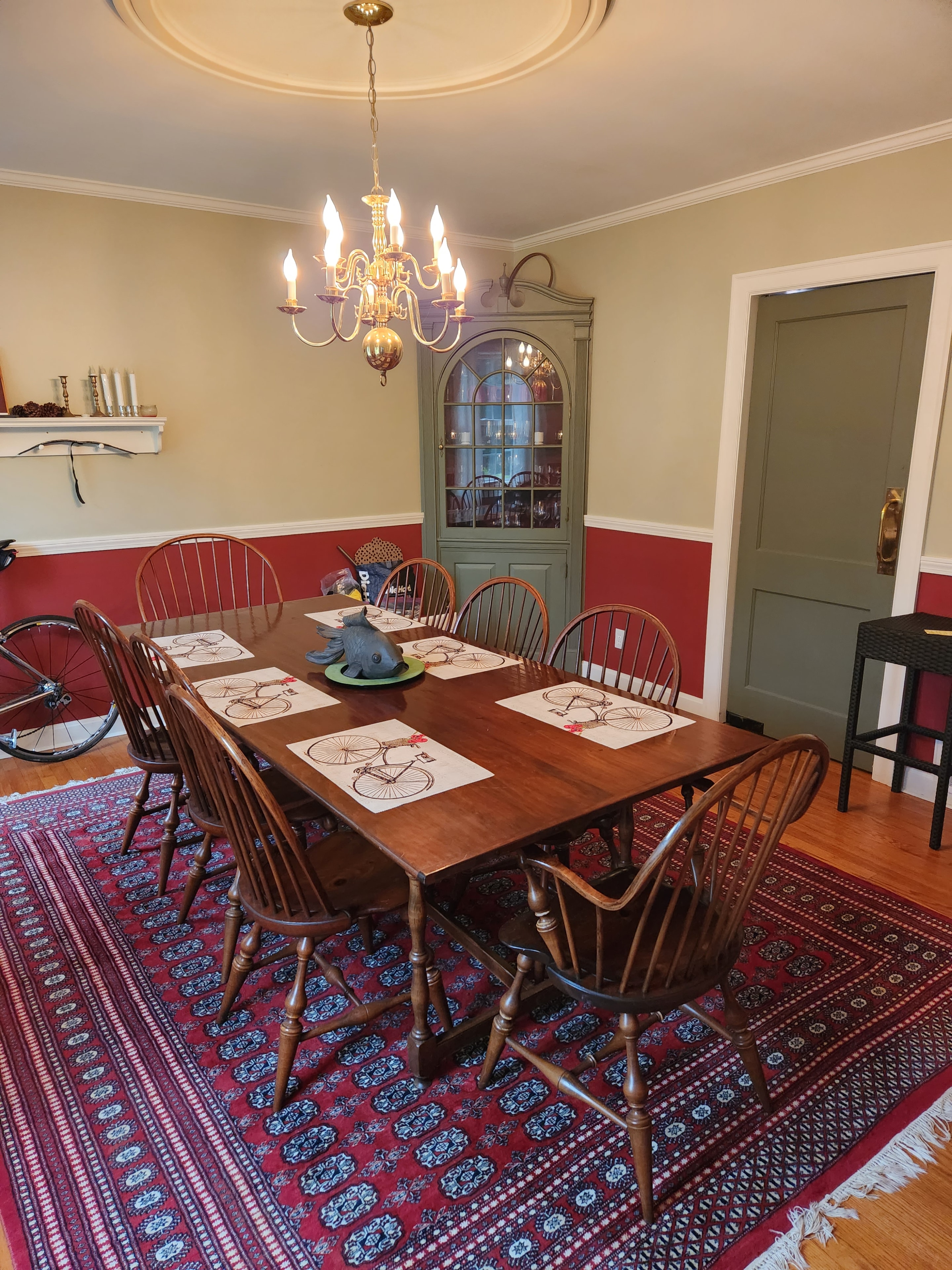 Dining room interior at 45 Common Street
